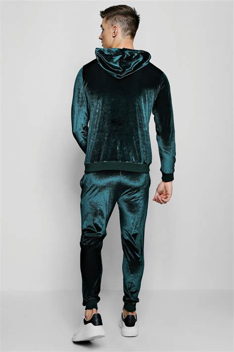 mens velour tracksuit uk